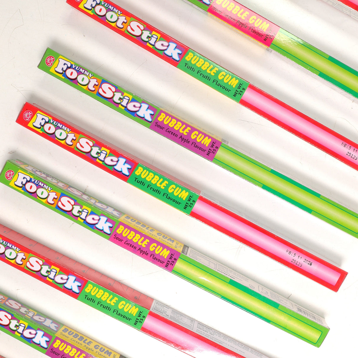 Foot Stick Bubblegum, Bubblegum, Foot long, LollyShop