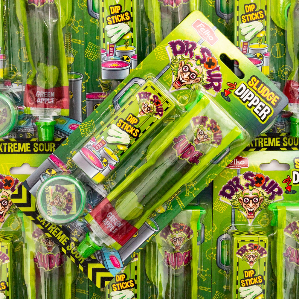 dr sour, sludge, dipper, dip sticks, candy, lollyshop, nz, sour, felko, dutch, holland