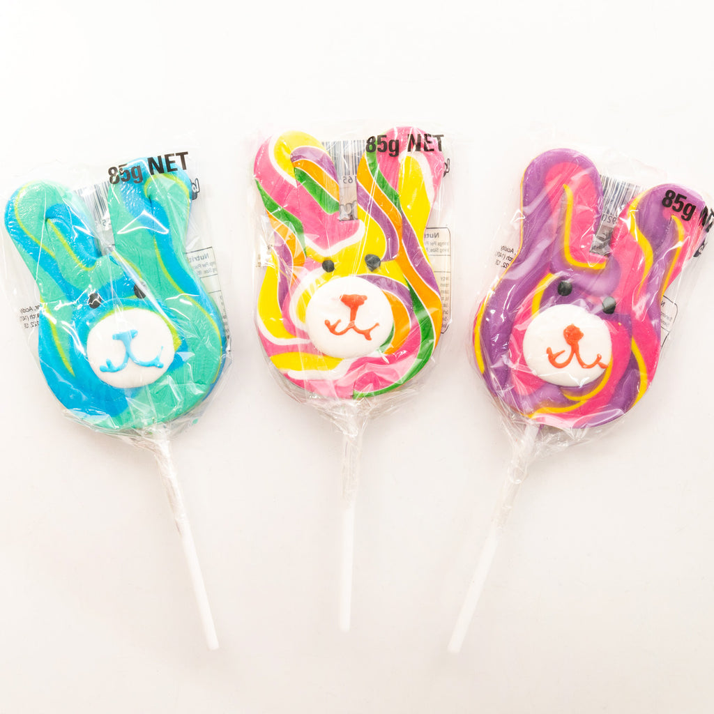 easter, bunny, rabbit, lollipop, lollies, lollyshop