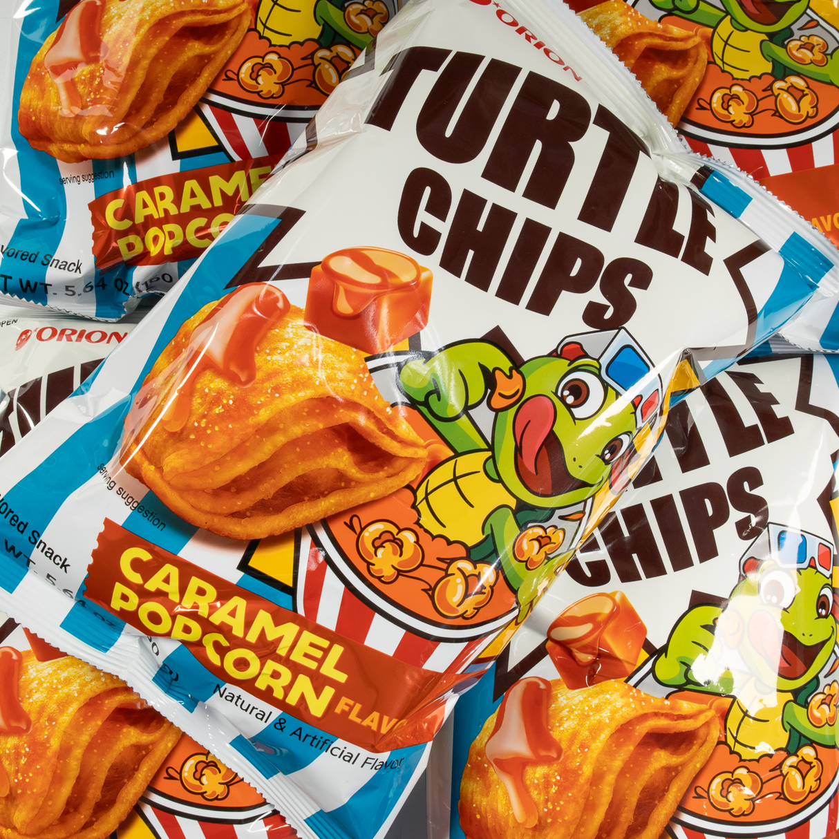 Caramel Popcorn Turtle Chips 160g