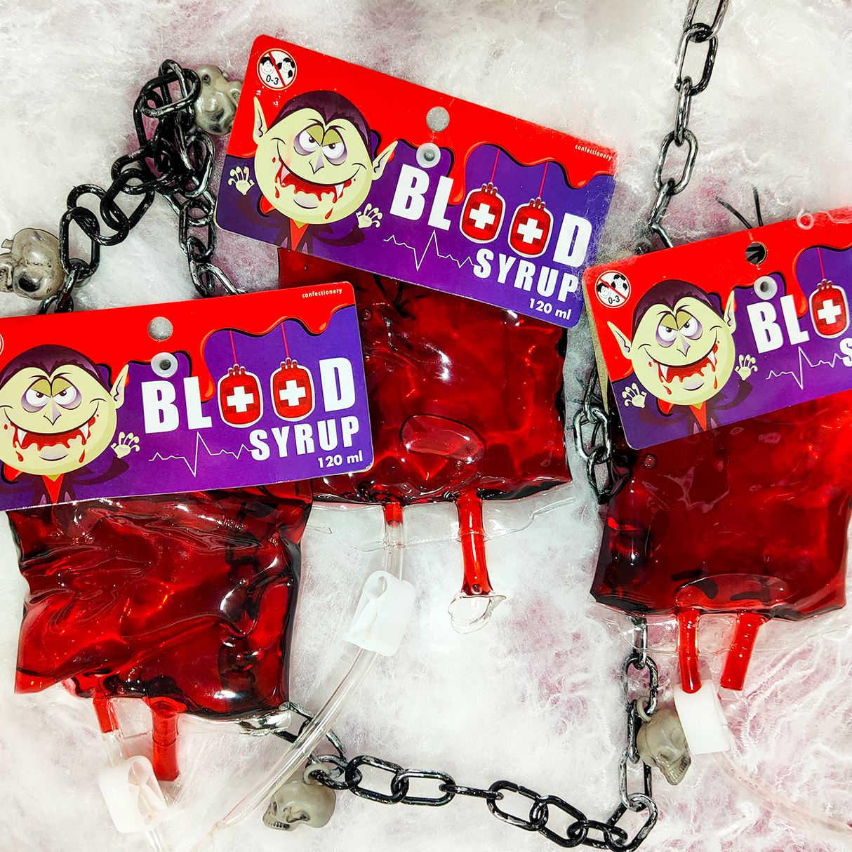 Halloween Blood Bags 120ml