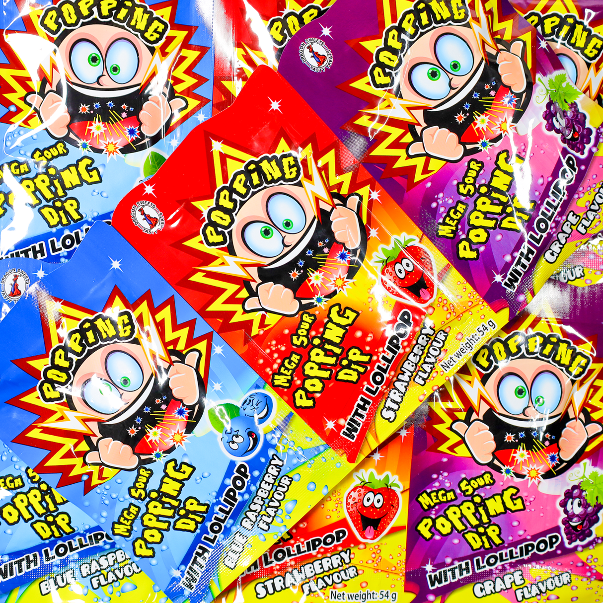 Dragon Mega Sour Popping Dip