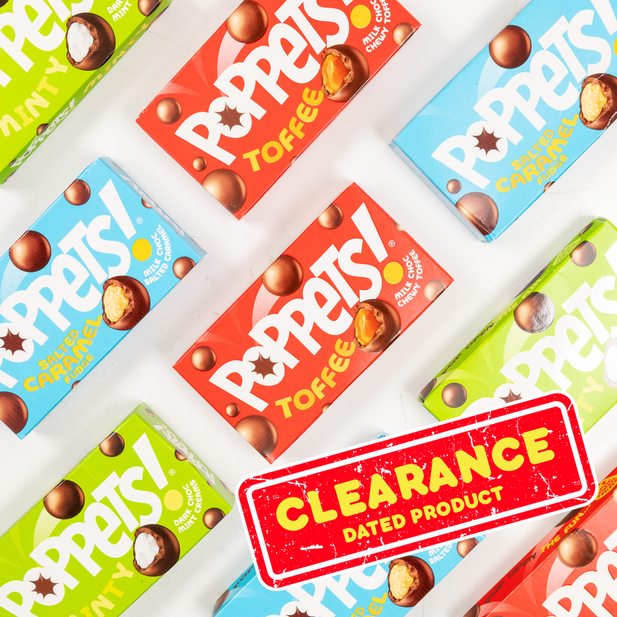 poppets, dated, clearance, sale, lollies, candy, nz, lollyshop