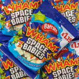 barratt, wham, space, babies, gummies, sour