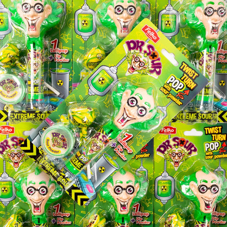 dr sour, twist, turn, pop, novelty, candy, toy, lollyshop, nz, dutch, holland, powder, sour