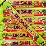 dr sour, watermelon, chew, barm chewy, candy, felko, dutch, holland, lollyshop, nz