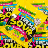 Face Twisters Extreme Sour Gummies 100g