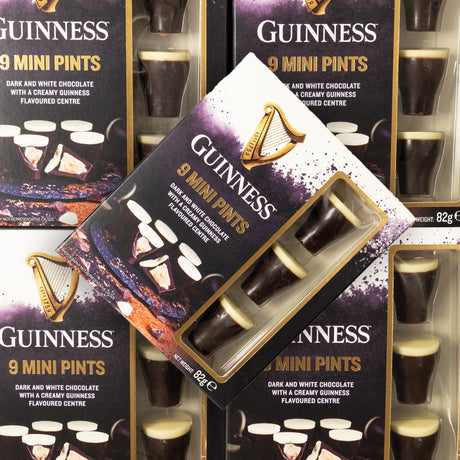 guinness, pints, chocolate, dark, white