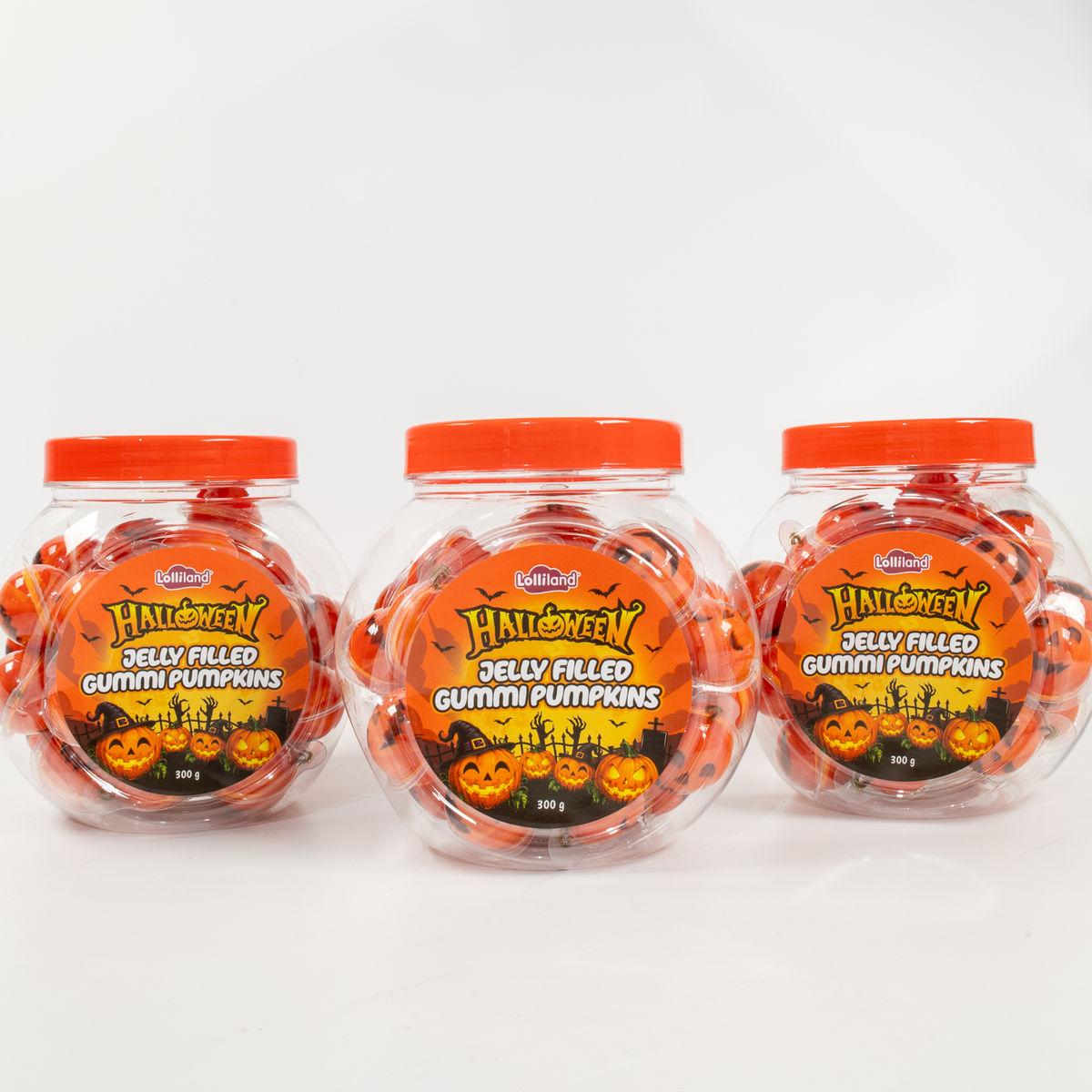 Jelly Filled Gummi pumpkins 300g