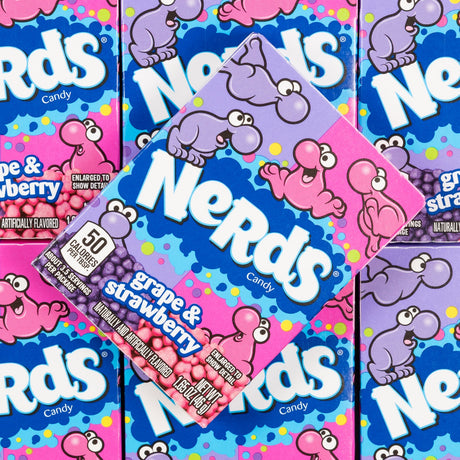 nerds, candy, grape, strawberry, american, lollies, theatre, box, lollyshop, nz