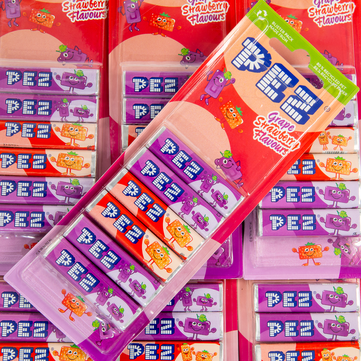 Pez Refill Strawberry/Grape 6pk