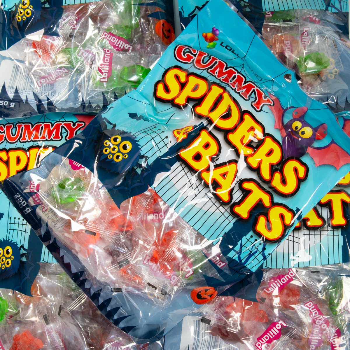 Gummy Spiders & Bats 250g