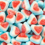 Sugared Triple Hearts