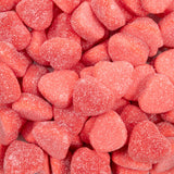 sour, strawberry, filled, hearts