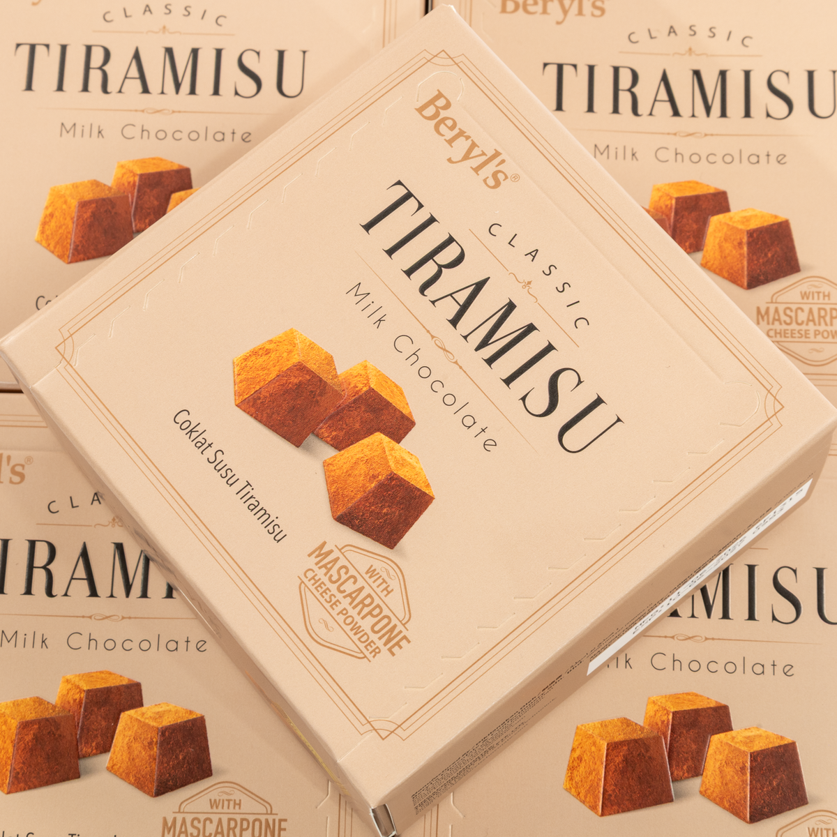Beryl's Tiramisu Milk Chocolate 65g