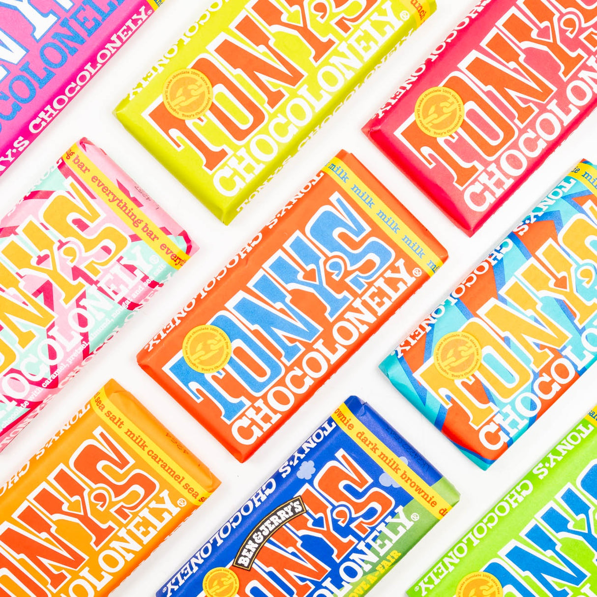 tony's, chocolonely, chocolate, bars, fair trade, cocoa, dutch, lollies, candy, nz, lollyshop