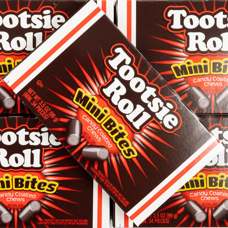 tootsie roll, mini, bites, candy, chew, theatre box