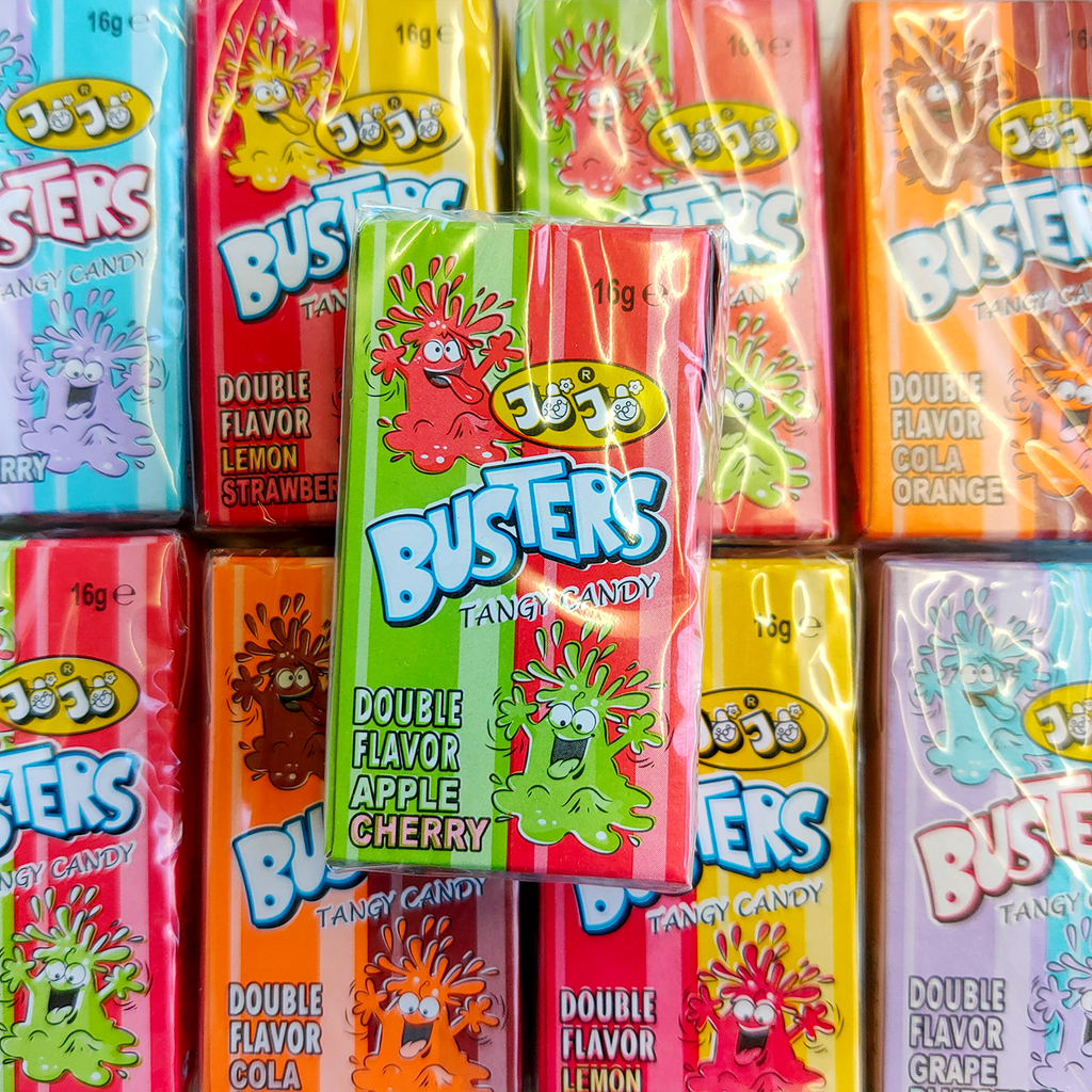 Busters, Busters candy, tangy, nerds, Jo Jo