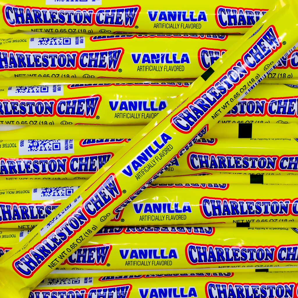 charleston chew bar, chocolate, vanilla, american candy