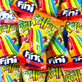 Fini Rollers, FIni Sour rollers, rainbow belts, sour rainbow belts