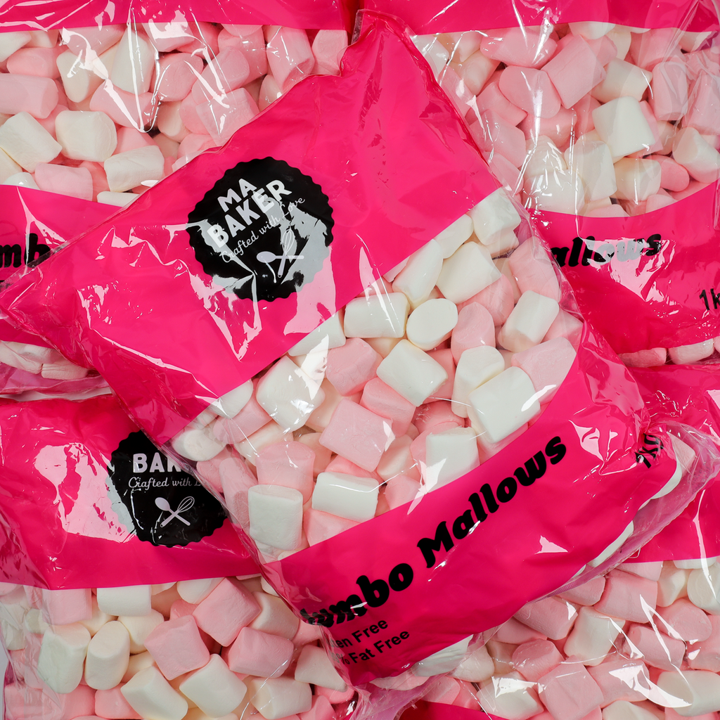 Marshmallow, pink and white, Ma Baker, 1KG