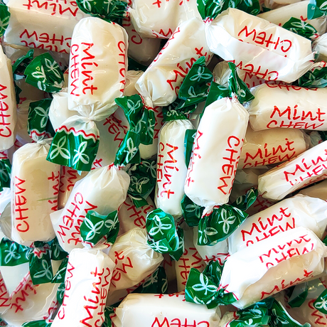 Mint Chews, Mintie Chews. Mint Lollies 