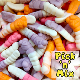 mixed grubs, grub lollies, pick n mix, worms