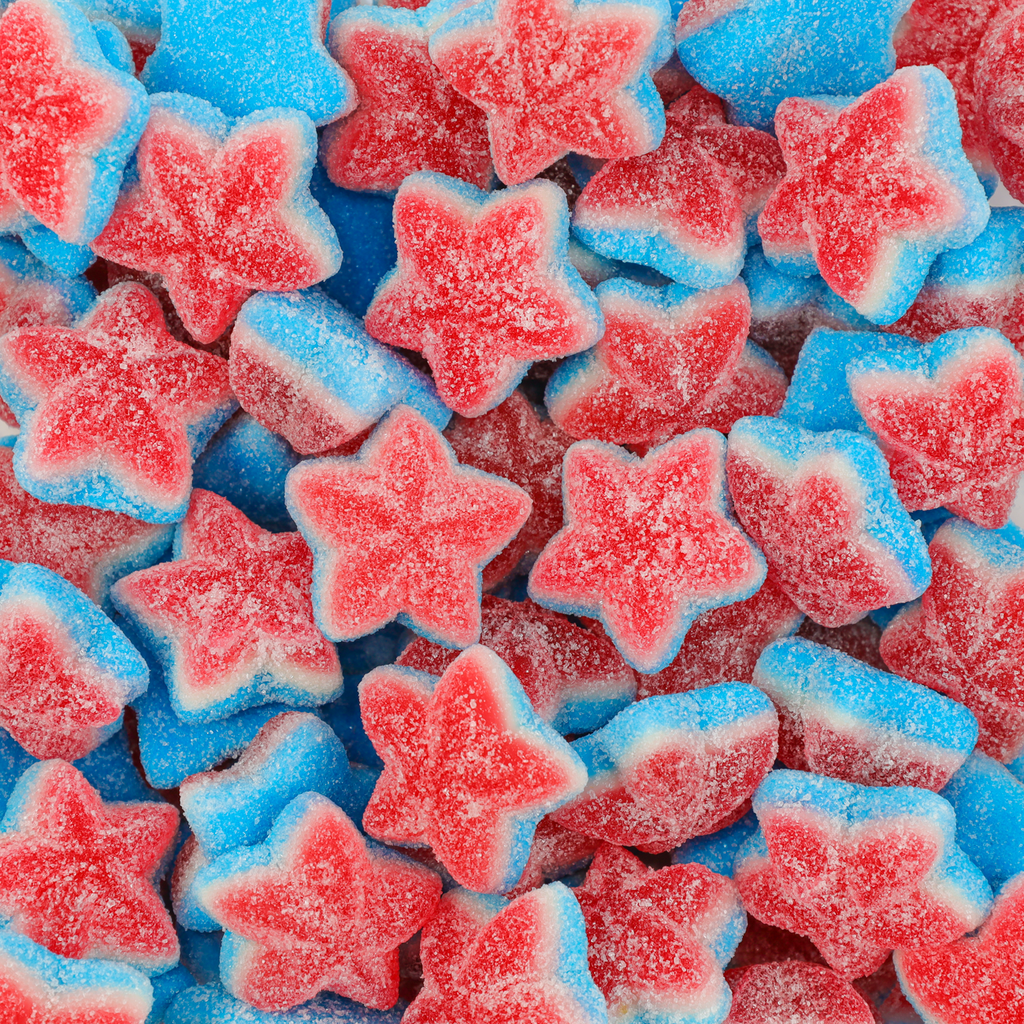 star candy, rainbow stars, sour candy, sour star candy