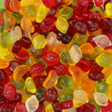 sugar free fruit salad, sugar free, sugar free gummy, gummy lollies