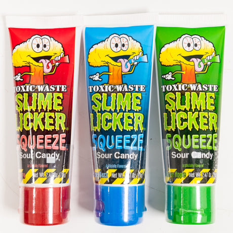 toxic waste, slime licker, sour, candy, lollyshop