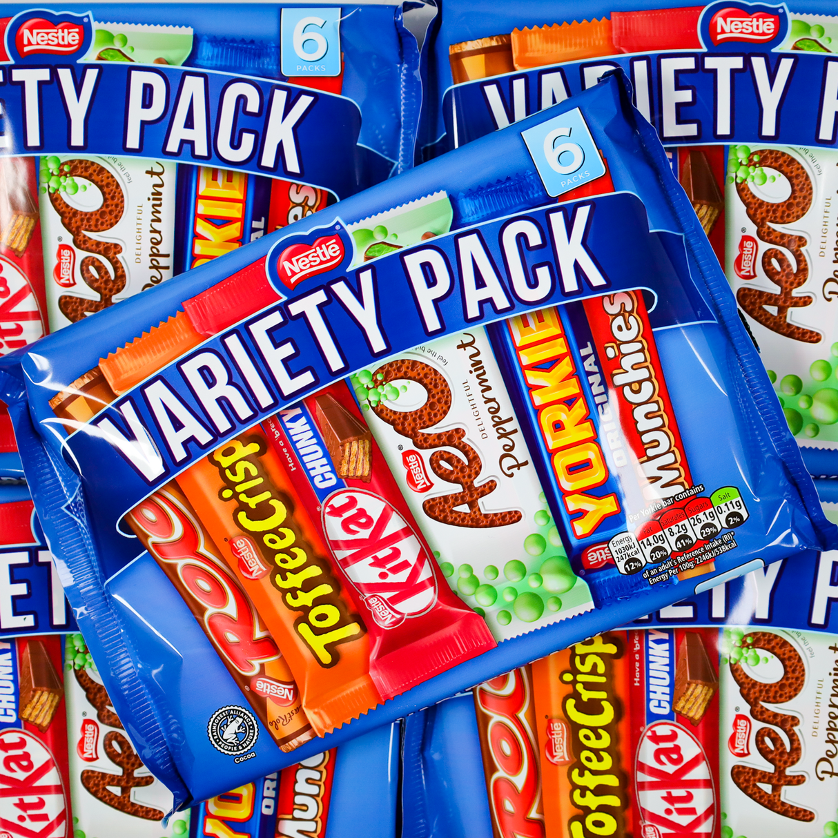 Nestle Variety 6 bar Pack 264g